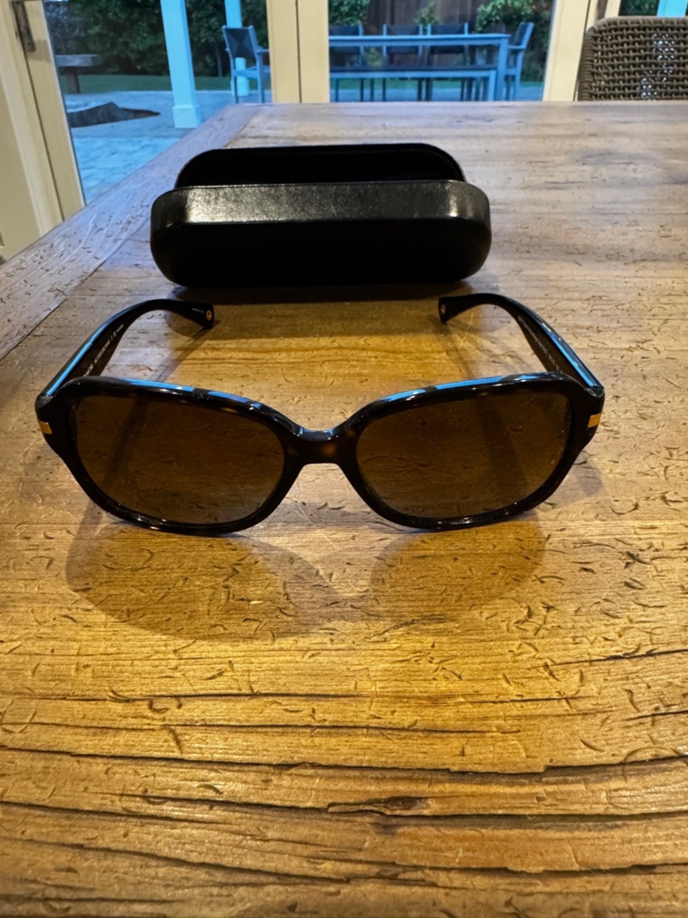 Coach Tortoiseshell Sunglasses with Brown Lenses